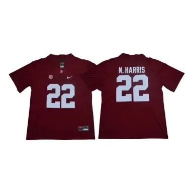 Alabama Crimson Tide 22 Najee Harris Red Nike College Football Jersey