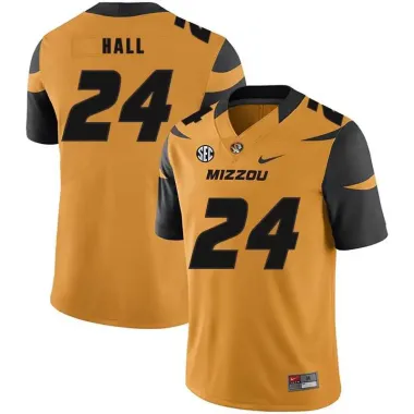 Missouri Tigers 24 Terez Hall Gold Nike College Football Jersey Dzhi