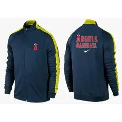 MLB Los Angeles Angels of Anaheim Team Logo 2015 Men Baseball Jacket (15)