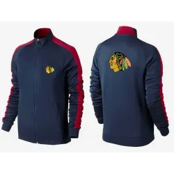 NHL Chicago Blackhawks Team Logo 2015 Men Hockey Jacket (19)