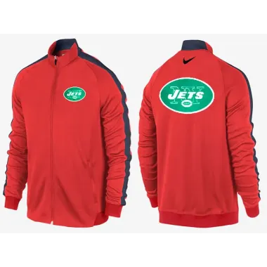 NFL New York Jets Team Logo 2015 Men Football Jacket (12)