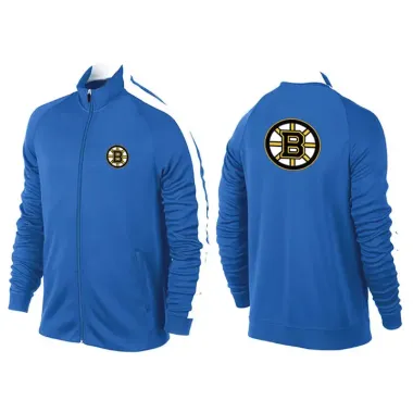 NHL Boston Bruins Team Logo 2015 Men Hockey Jacket (16)