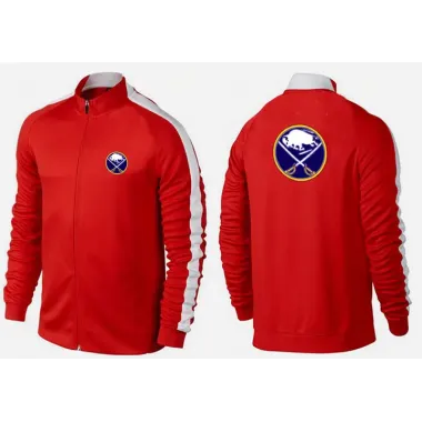 NHL Buffalo Sabres Team Logo 2015 Men Hockey Jacket (11)