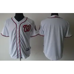 Washington Nationals Blank White Jerseys