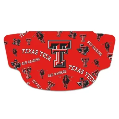 Texas Tech Red Raiders Face Mask Fan Gear Special Order