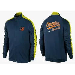 MLB Baltimore Orioles Team Logo 2015 Men Baseball Jacket (15)