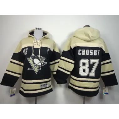 Youth Pittsburgh Penguins #87 Sidney Crosby Black Hoodie