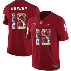 Washington State Cougars 18 Anthony Gordon Red Fashion College Football Jersey Dyin