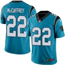 Nike Carolina Panthers #22 Christian McCaffrey Blue Alternate NFL Vapor Untouchable Limited Jersey