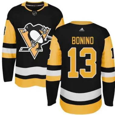 Pittsburgh Penguins #13 Nick Bonino Black Alternate Adidas Stitched Jersey DingZhi