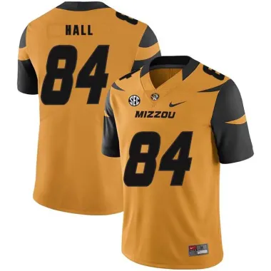 Missouri Tigers 84 Emanuel Hall Gold Nike College Football Jersey Dzhi