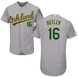 Oakland Athletics #16 Billy Butler Gray Flexbase Stitched Jersey DingZhi