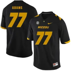 Missouri Tigers 77 Paul Adams Black Nike College Football Jersey Dzhi