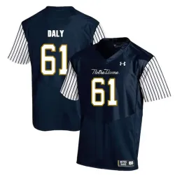 Notre Dame Fighting Irish 61 Scott Daly Navy College Football Jersey Dzhi