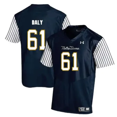 Notre Dame Fighting Irish 61 Scott Daly Navy College Football Jersey Dzhi