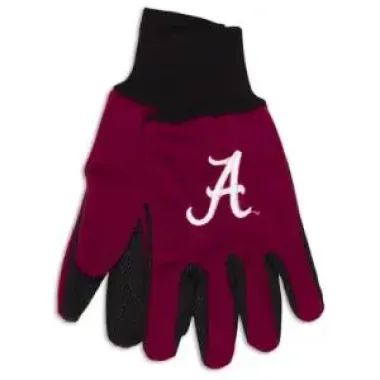 Alabama Crimson Tide Two Tone Gloves - Adult