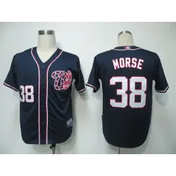 Washington Nationals #38 Morse dark blue Jerseys