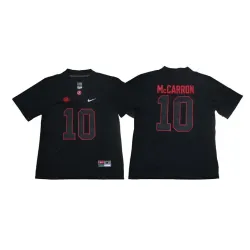 Alabama Crimson Tide 10 A.J. McCarron Black Shadow Nike College Football Jersey