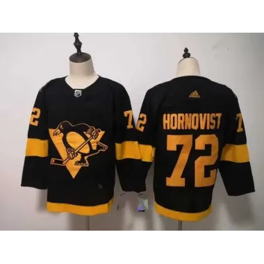 Penguins 72 Patric Hornqvist Black 2019 NHL Stadium Series Adidas Jersey