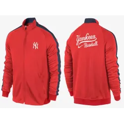 MLB New York Yankees Team Logo 2015 Men Baseball Jacket (12)