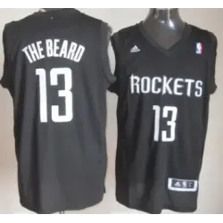 Houston Rockets #13 The Beard Black Fashion Jerseys