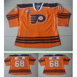 Philadelphia Flyers #68 JAGR Orange Jerseys