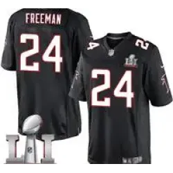 Nike Devonta Freeman Youth Black Limited Jersey #24 NFL Alternate Atlanta Falcons Super Bowl LI 51