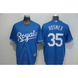 Kansas City Royals #35 Eric Hosmer Blue New Cool Base Stitched MLB Jersey