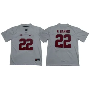 Alabama Crimson Tide 22 Najee Harris White College Football Jersey