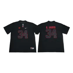 Alabama Crimson Tide 34 Damien Harris Black Nike College Football Jersey