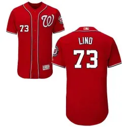 Washington Nationals #73 Adam Lind Red Flexbase Stitched Jersey DingZhi