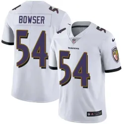 Nike Baltimore Ravens #54 Tyus Bowser White NFL Vapor Untouchable Limited Jersey