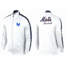 MLB New York Mets Team Logo 2015 Men Baseball Jacket (2)