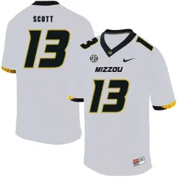 Missouri Tigers 13 Kam Scott White Nike College Football Jersey Dzhi