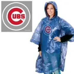 Chicago Cubs Rain Poncho