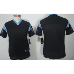 Youth Nike Limited Carolina Panthers Blank Black Jerseys