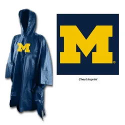 Michigan Wolverines Rain Poncho