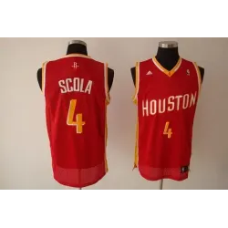 Houston Rockets #4 Scola red Jerseys