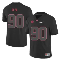 Alabama Crimson Tide 90 Jarran Reed Black Shadow Nike College Football Jersey Dzhi