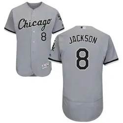 Chicago White Sox #8 Bo Jackson Gray Flexbase Stitched Jersey DingZhi