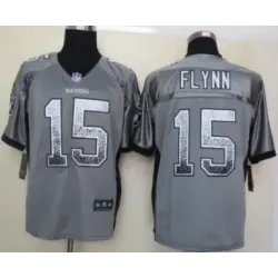 Nike Oakland Raiders #15 Matt Flynn 2013 Drift Fashion Gray Elite Jerseys