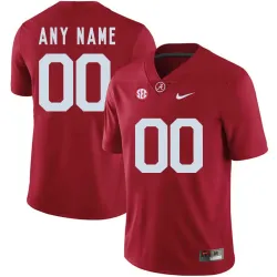 Alabama Crimson Tide Red Men\'s Customized College Football Jersey