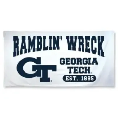 Georgia Tech Yellow Jackets Towel 30x60 Beach Style Spectra