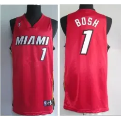 Miami Heat #1 Chris Bosh red Jerseys