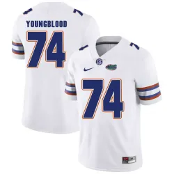 Florida Gators #74 Jack Youngblood White College Football Jersey