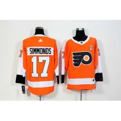 Philadelphia Flyers #17 Wayne Simmonds Orange Adidas Stitched Jersey