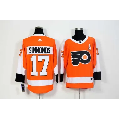 Philadelphia Flyers #17 Wayne Simmonds Orange Adidas Stitched Jersey