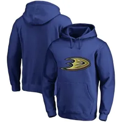 Anaheim Ducks Blue All Stitched Pullover Hoodie