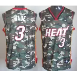 Miami Heat #3 Dwyane Wade Camo Fashion Jerseys