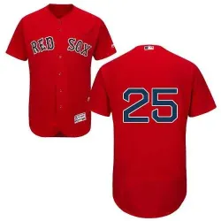 Boston Red Sox #25 Jackie Bradley Jr Red Flexbase Stitched Jersey DingZhi